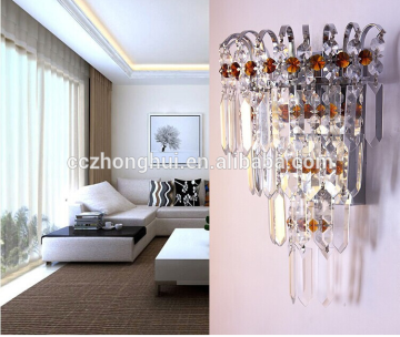 Elegant crystal light bead for wall lamp