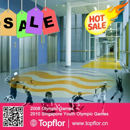 High quality cheap pvc vinyl flooring for school and hospital