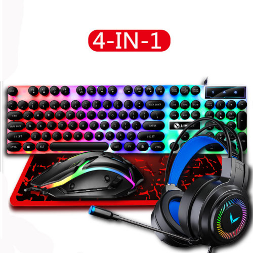 4 in1 headset mouse keyboard and mouse pad