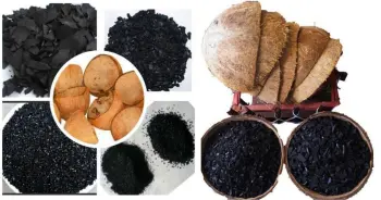 Raw Material of Coconut Shell Activated Varbon with High Iodine Value