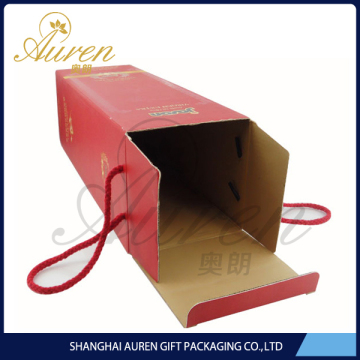 Fashionabel customized luxury wine packaging box producing