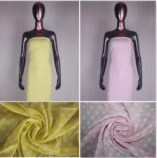 2017 fashion Reactive Printed Rayon fabric