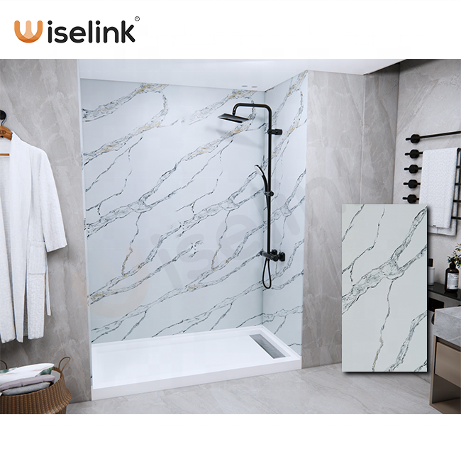 solid surface shower wall panel