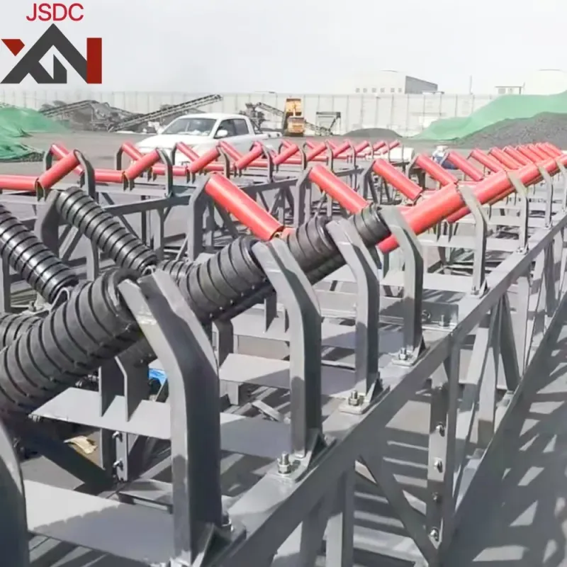 Industrial Conveyor System for Handling Aggregate