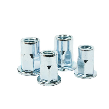 Hot Sale Fround-Grade Flat Head Inside/Outside Hexagonal Semi-Hex Steel Rivet Nuts με Επιμετάξηση ψευδαργύρου