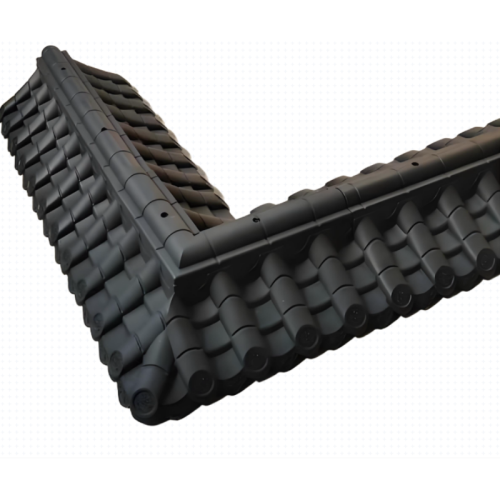 ইন্টিগ্রেটেড চীনা-শৈলী রজন Eaves টাইলস