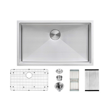 Dasen DS1118A Stainless Steel Large Capacity Single Bowl Kitchen Sink with Multiple Accessories - Hot Sale