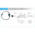 Interruptor de botão de luz de cor ip68 yeswitch com fio