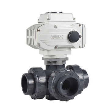 COVNA 50mm 12V Electric Motorized Ball Valve: UPVC & PVC 3 Way T Type & L Type Valve Solutions