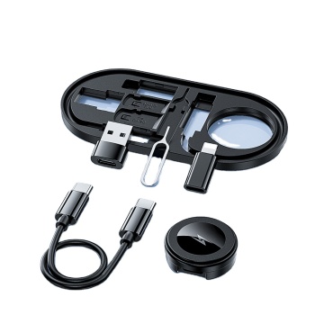 Bộ chuyển đổi cáp sạc nhanh đa năng của Toocki 5-in-1 với bộ sạc và hộp lưu trữ không dây
