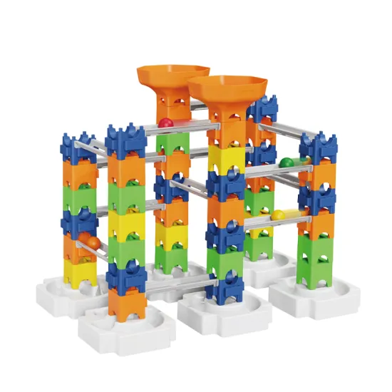 67Pcs Construction Roll-A-Marble Ball Racing Game Toy Track Puzzle