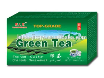 China individual sachet wholesale green tea