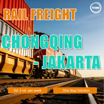 Pengangkutan Kereta Api Dari Chongqing ke Jakarta Indonesia