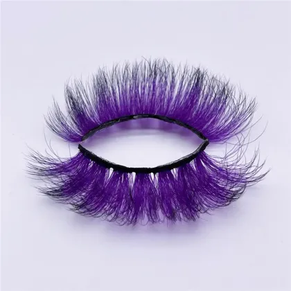 purple ombre false lashes strips purple eyelash extensions