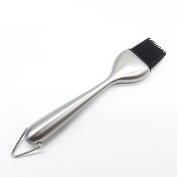 Novelty 7.5 Inch Silicone Baking Pastry Brush with Stainless Steel Handle