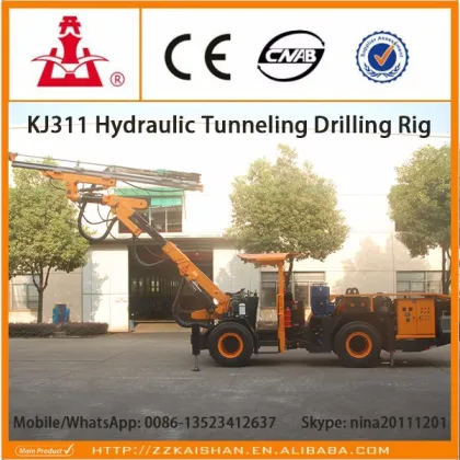 KJ311 Hydraulic Tunneling Drilling Rig Underground Anchor Drilling Rig