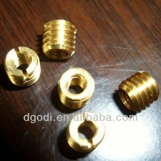 types of brass threaded inserts for metal