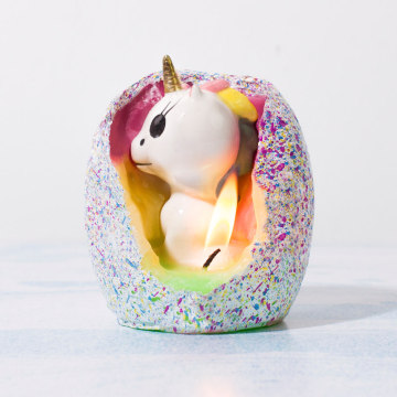New Product Hatching Unicorn Candle