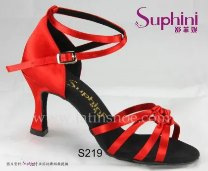 Flare Heel Latin cha-cha Dance Shoes 219