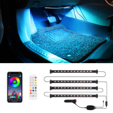 Smart Car Interior Lights with App Control, RGB, DIY and Music Modes
