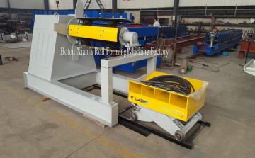 XF 10T Uncoiler الهيدروليكية مع سيارة اللفائف