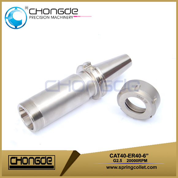 دقة عالية CAT40-ER40-6 &quot;حامل أداة آلة Collet Chuck CNC