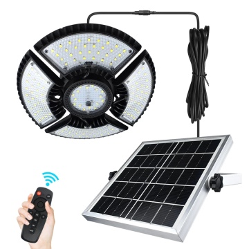 136 Led Solar Pendant Lamp With Remote Control