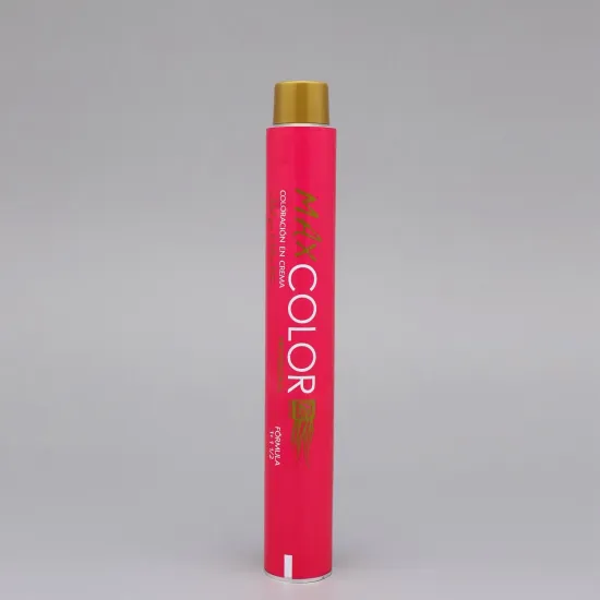 Wholesale Aluminum Collapsible Hair Color Packaging Tube