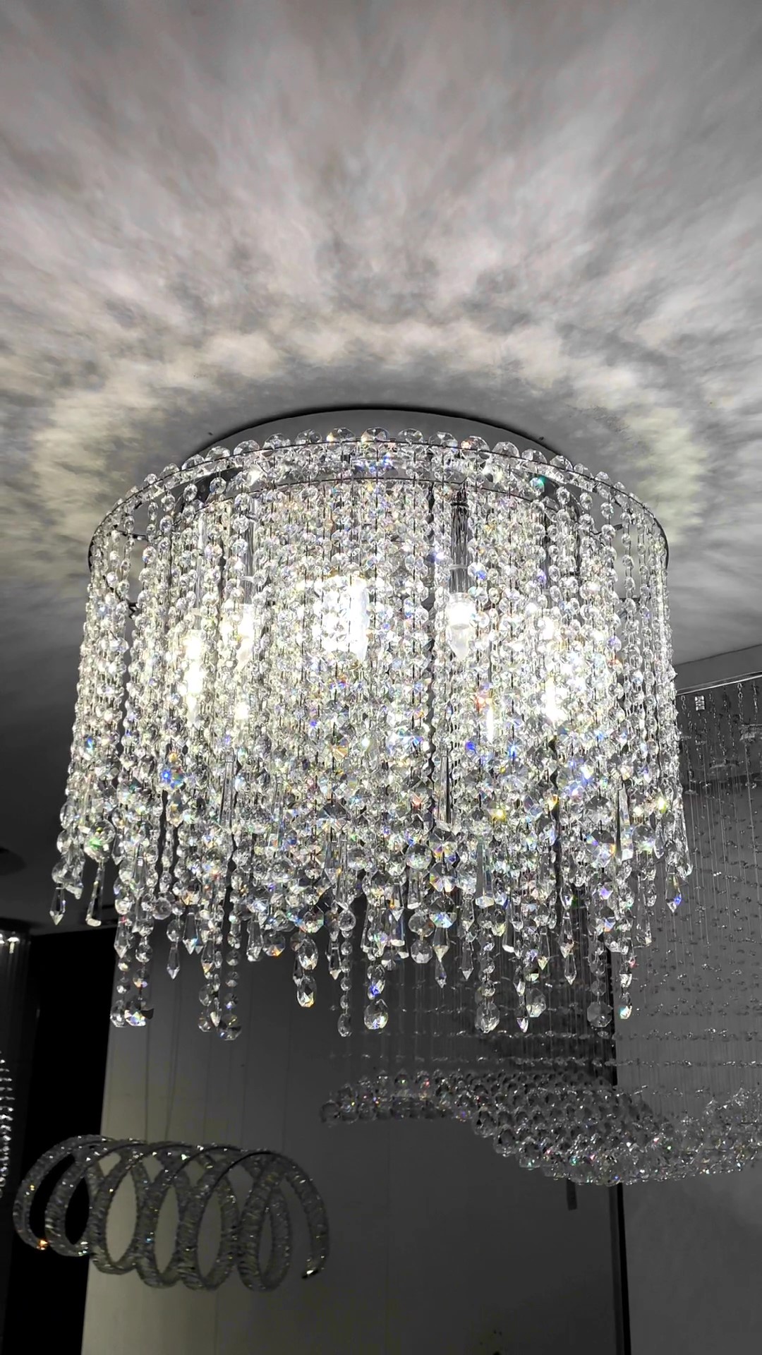 beads ceiling light_Moment