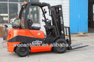 2ton capacity new design gasoline LPG forklift truck