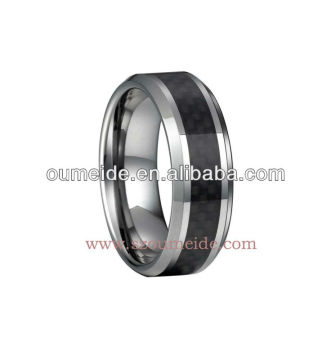 Fashion jewelry high quality tungsten steel Ring,best metal ring factory