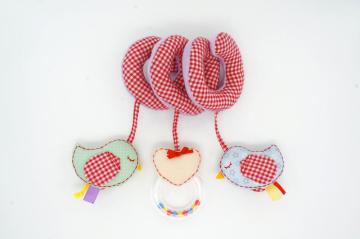 ของเล่นรถเข็นเด็กสำหรับ rattle และ squeaker