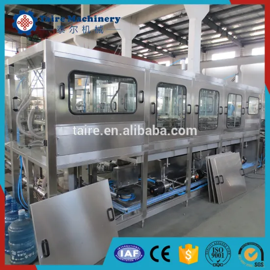300BPH Taire-Automatic 5 Gallon barreled potable mineral water filling machine