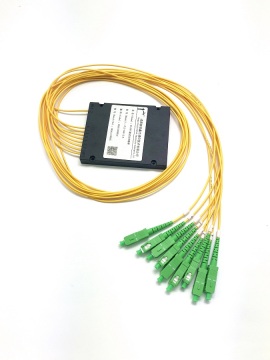 PLC 1 * 8 ABS BOX splitter sc apc connector