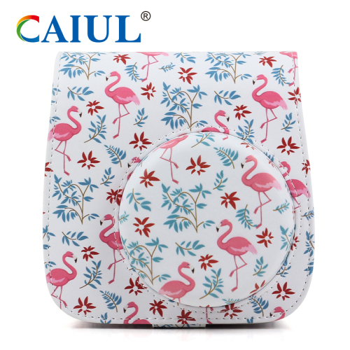 Miękka torba PU Fuji Flamingo Instax