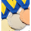 Medalhas de metal de futebol esportivo