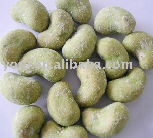 Wasabi coated cashew nuts (KOSHER)
