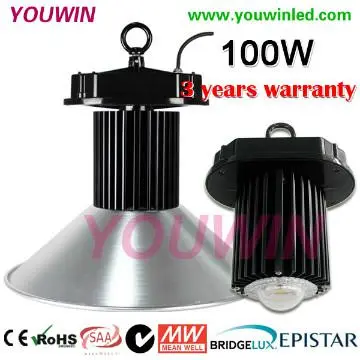 High CRI Meanwell driver High power 100w industrial led lighting