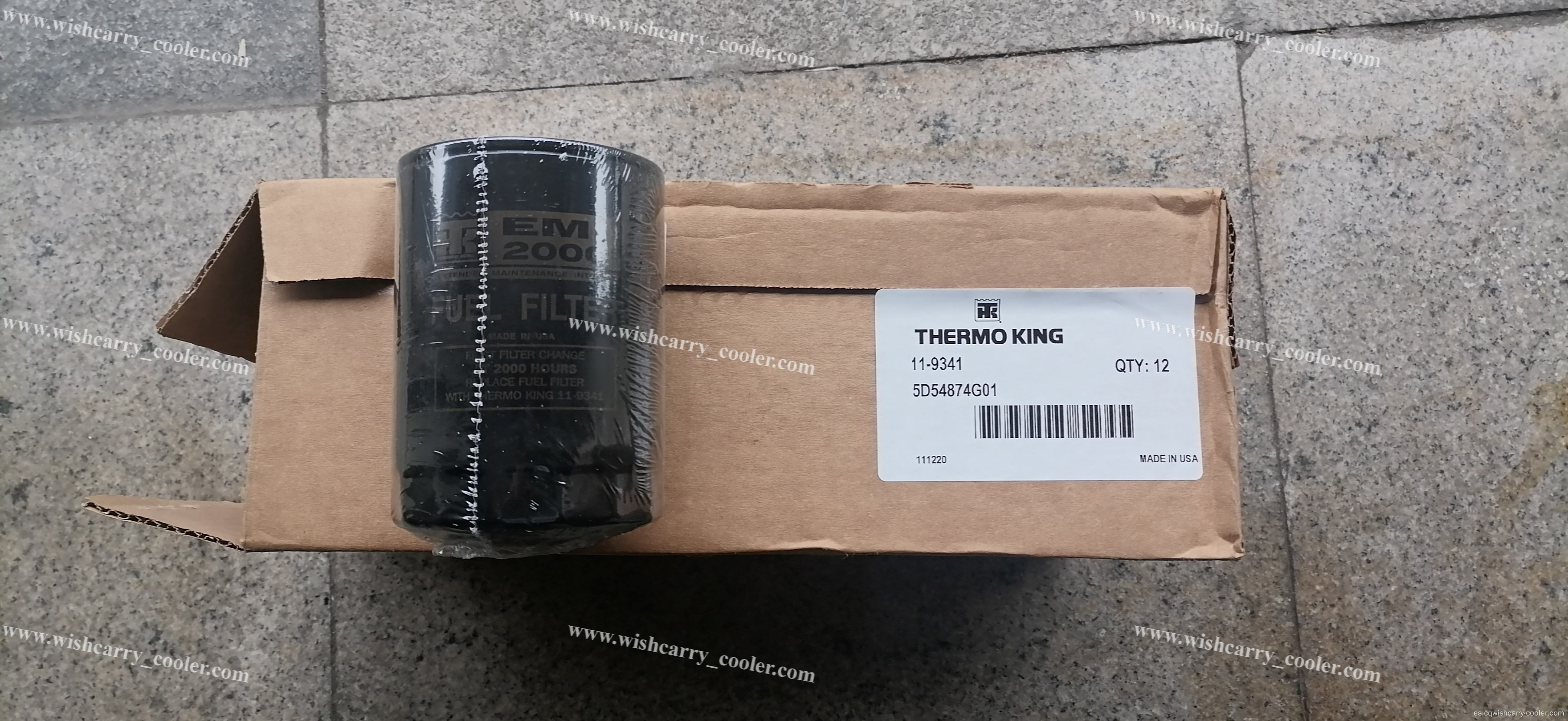 119341 THERMO KING THERMO KING THERMO MOTOR DIESEL FILTRO DE FILTRO DE FILTRO EMI2000, SP disponible para el T-800m, T-880Pro