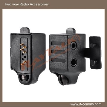 Two Way Radio Audio Adaptor Convert Icom Multi Pin to 2 Pin Connectors, for IC-F50/F51/F30GS