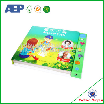 softcover costom Children's card book on demand