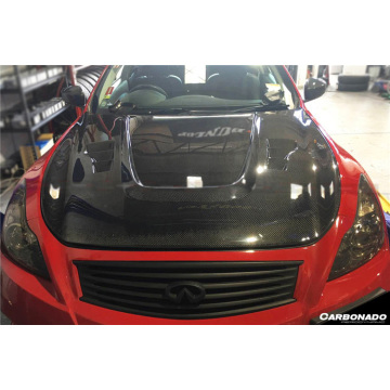 Carbonado BSI Style FRP Hood Bonnet for Infiniti G37 Coupe Convertible