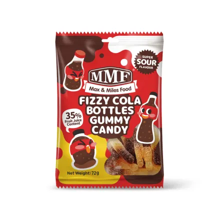 Fizz-Infused MMF Cola Bottle Gummies for Fun Snacking