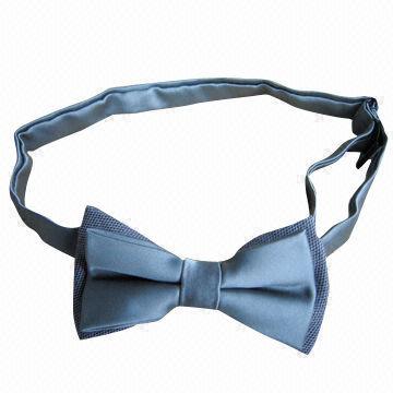 Bow tie with 2 layer fabric, fashionable style, casual bow tie