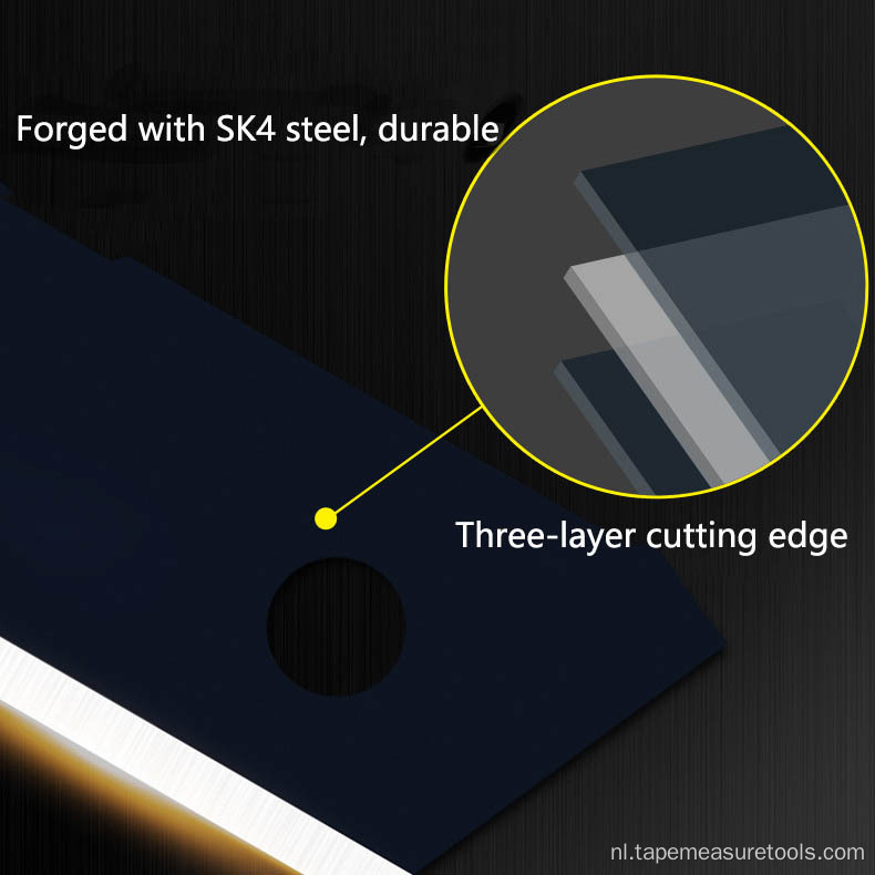 0,5/0,6 mm dik zwart wit behangpapier snijden;