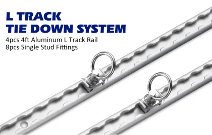 L Track Rail with Single Stud Fittings