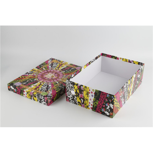Custom Printed Cardboard Lid And Base Shoe Box