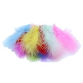 Großhandel DIY Craft Kleine Marabou Truthahn Feder Weiß Dekoration Handwerk Feder zum Verkauf 1 Bag/Los