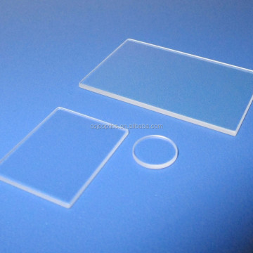 Quarz Hartglas optische flache Fenster