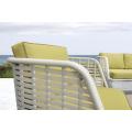 White Rattan Outdoor Muwebles na Muwebles